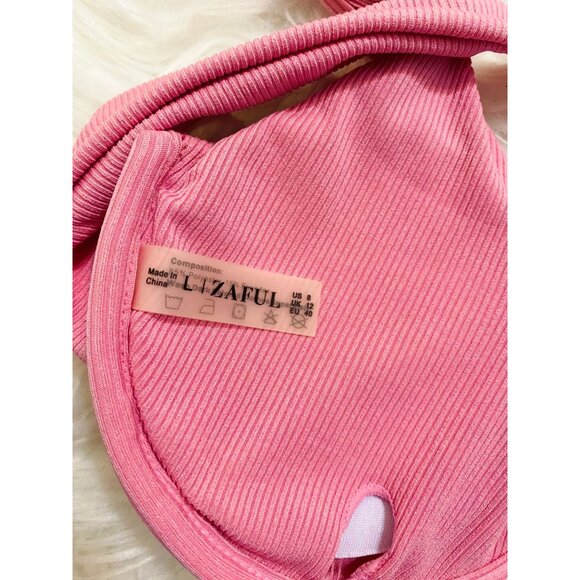 ZAFUL Monowire Bikini Top Women’s SZ US Small 4 Pink Swim Beach - Picture 5 of 5
